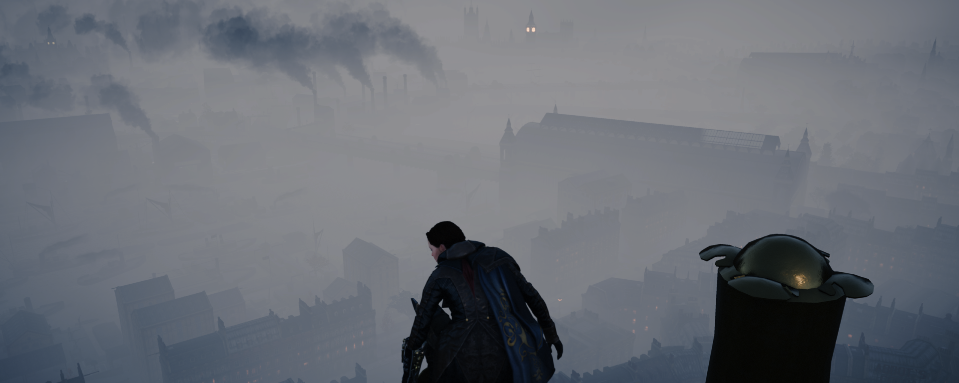 Ubisoft Assassin's Creed Syndicate London Nebel Stadt Ausblick